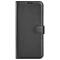  Samsung Galaxy S23 Ultra Fodral Litchi Läder Svart