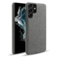 KSQ KSQ Samsung Galaxy S23 Ultra Skal Tygbelagt Gr&aring;