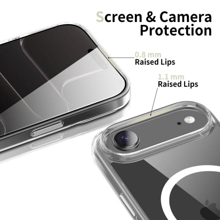 Bild 5, Tech-Protect Tech-Protect iPhone Air Skal MagSafe FlexAir Hybrid Clear