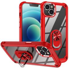  iPhone 15 Plus Skal Ring Shockproof Hybrid R&ouml;d