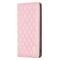BINFEN BINFEN iPhone 17 Pro Fodral Flip Diamond Läder Rosa