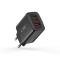Tech-Protect Tech-Protect 65W Väggladdare PD QC3.0 USB-C / USB-A Svart