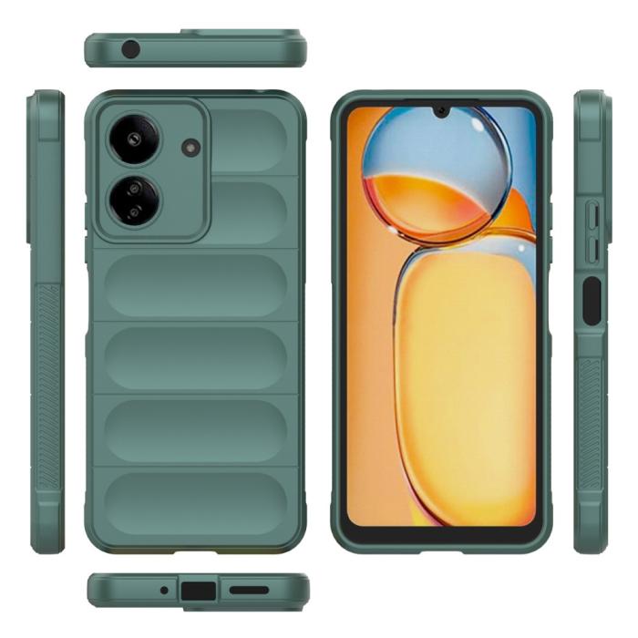Bild 6,  Xiaomi Redmi 13C 4G Skal Magic Shield Grön
