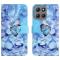  Motorola Moto G86 Power/G86 5G Fodral Blommor / Fjäril