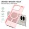  Google Pixel 10 Pro Fold Skal MagSafe Hybrid Skin Touch Rosa
