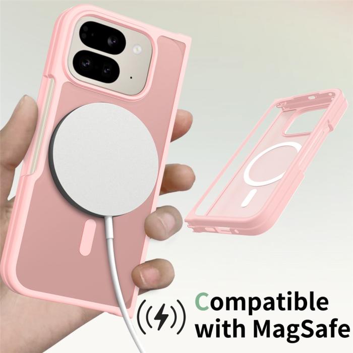 Bild 4,  Google Pixel 10 Pro Fold Skal MagSafe Hybrid Skin Touch Rosa