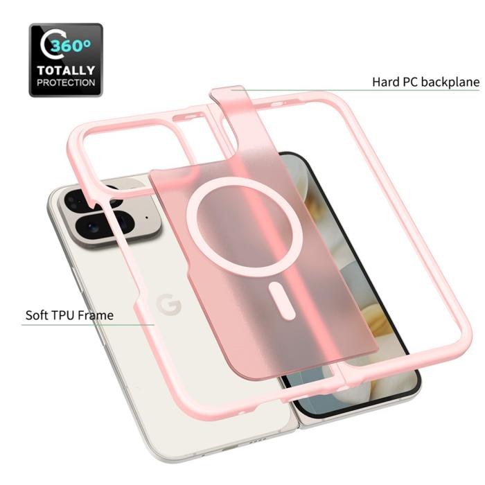 Bild 5,  Google Pixel 10 Pro Fold Skal MagSafe Hybrid Skin Touch Rosa