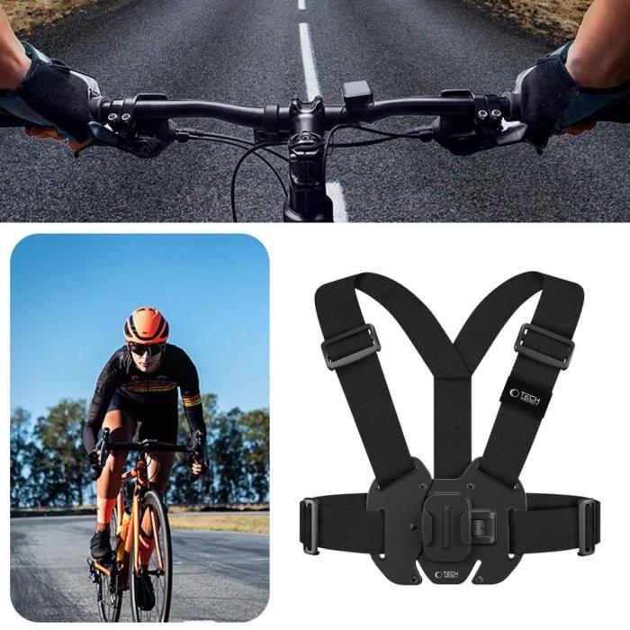 Bild 4, Tech-Protect Tech-Protect Bröstsele För GoPro / DJI Actionkamera Svart