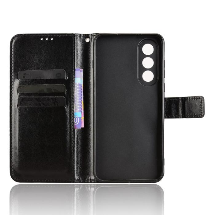 Bild 4,  OnePlus Nord 5 5G Fodral Crazy Horse Läder Svart