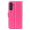  Samsung Galaxy A16 / A26 5G Fodral Litchi Läder Textur Rosa