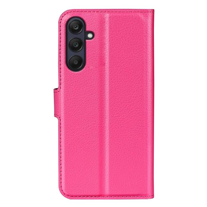 Bild 6,  Samsung Galaxy A16 / A26 5G Fodral Litchi Läder Textur Rosa