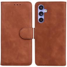  Samsung Galaxy S23 FE Fodral L&auml;der Brun