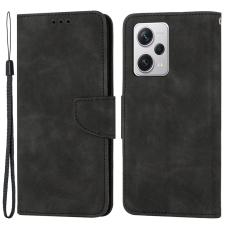  Xiaomi Redmi Note 12 Pro 5G Fodral L&auml;der Svart