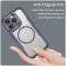  iPhone 16 Pro Skal MagSafe Kolfiber Textur Lila