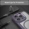  iPhone 16 Pro Skal MagSafe Kolfiber Textur Lila