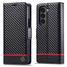 LC.IMEEKE LC.IMEEKE Galaxy Z Fold 6 Fodral Kolfiber Textur Svart