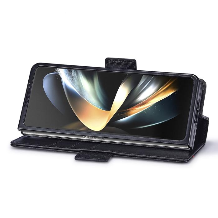 Bild 3, LC.IMEEKE LC.IMEEKE Galaxy Z Fold 6 Fodral Kolfiber Textur Svart
