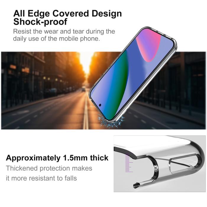 Bild 6, IMAK IMAK Google Pixel 11 / 11 Pro Skal TPU Transparent