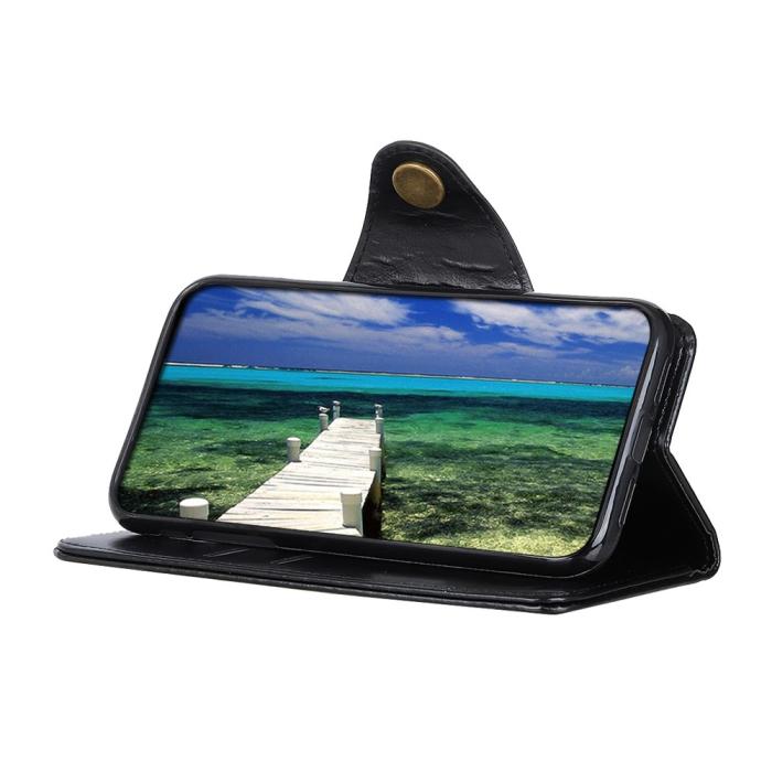Bild 5, KHAZNEH KHAZNEH Motorola Moto G200 Fodral Retro Svart
