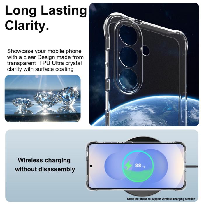 Bild 6, IMAK IMAK Galaxy S26 Skal TPU Shockproof Airbag Transparent