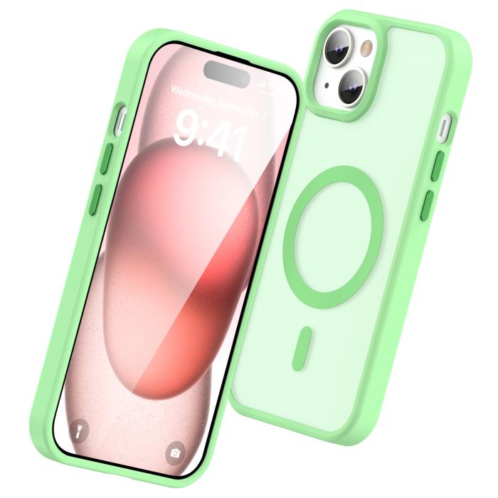 Bild 3, ColorPop ColorPop iPhone 15 Skal CH MagSafe Matt Ljus Grön