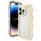  iPhone 14 Pro Skal Wavy Hybrid Gul