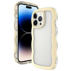  iPhone 14 Pro Skal Wavy Hybrid Gul
