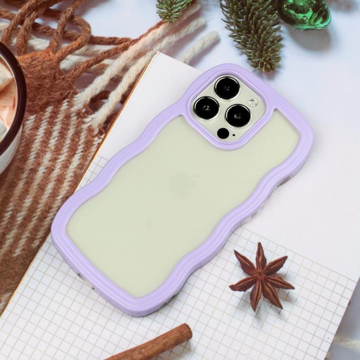 Bild 4,  iPhone 14 Pro Skal Wavy Hybrid Lila