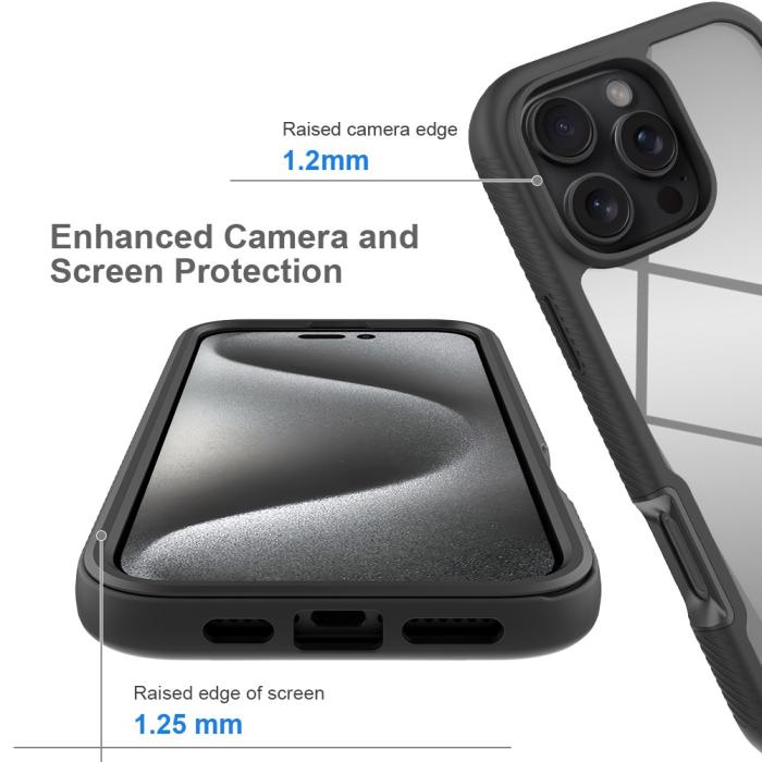Bild 3,  iPhone 16 Pro Max Skal MagSafe 360 Hybrid Defence Svart