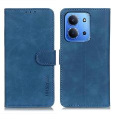 KHAZNEH KHAZNEH Xiaomi Redmi 15C Fodral Retro L&auml;der Bl&aring;