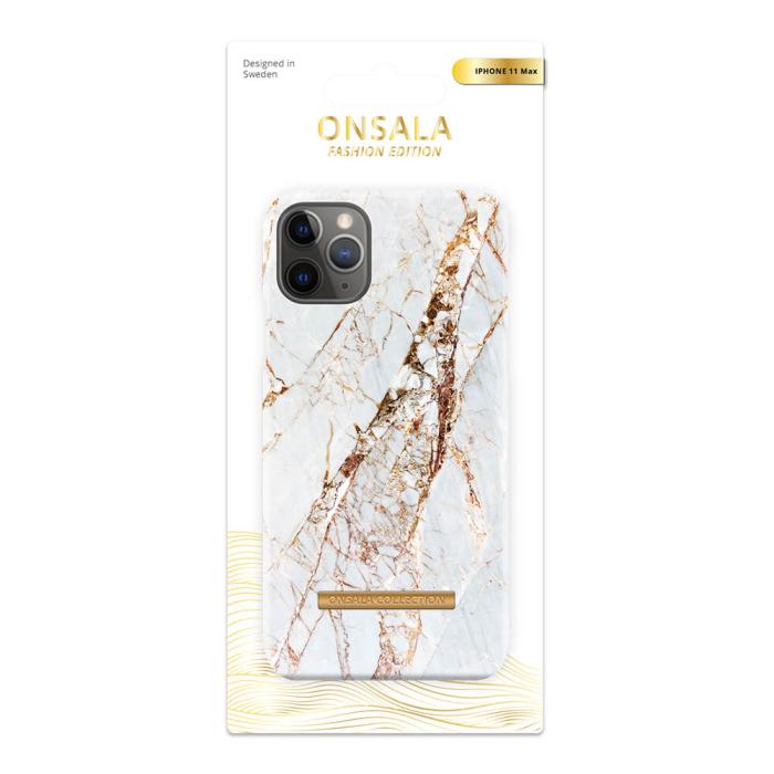 Bild 2, Onsala ONSALA iPhone 11 Pro Max Mobilskal Soft White Rhino Marble