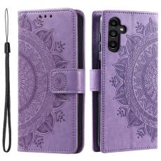  Samsung Galaxy S24 Fodral Mandala L&auml;der Lila