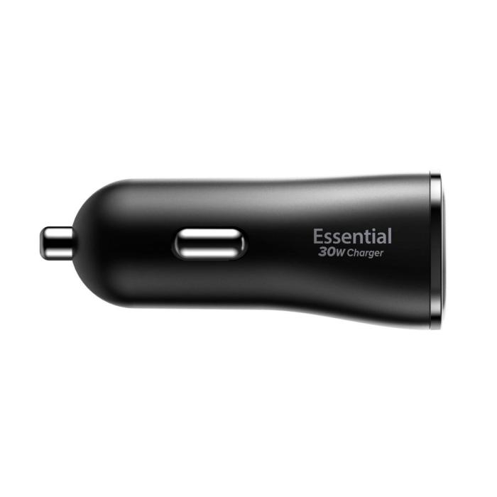 Bild 3, Spigen Spigen 30W Billaddare 2x USB-A Essential Svart
