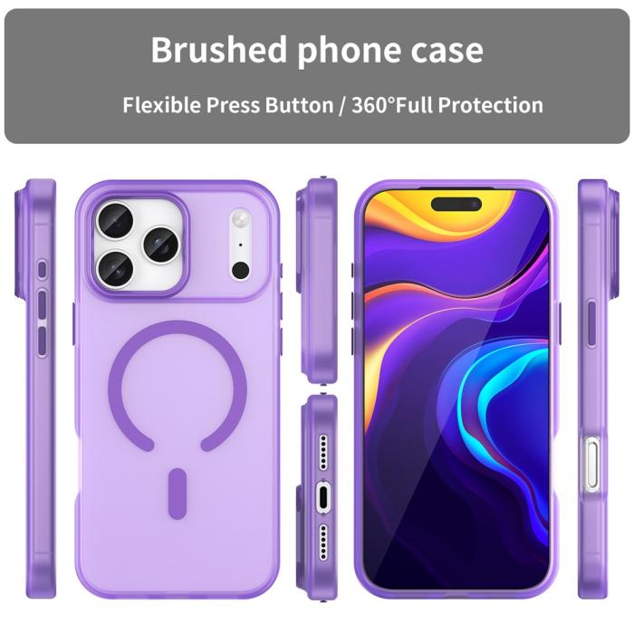 Bild 3,  iPhone 17 Pro Max Skal MagSafe Hybrid Lila