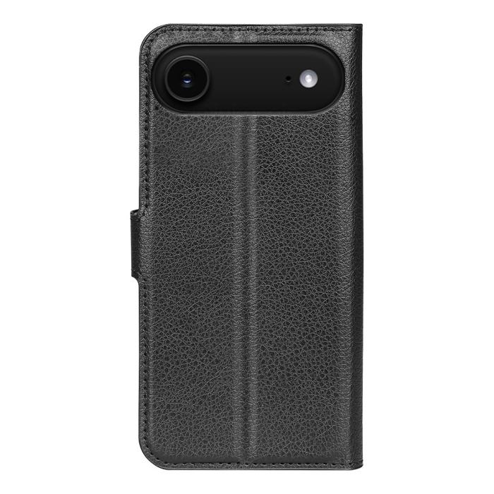 Bild 3,  iPhone Air Fodral Litchi Läder Svart