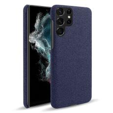 KSQ KSQ Samsung Galaxy S23 Ultra Skal Tygbelagt Bl&aring;