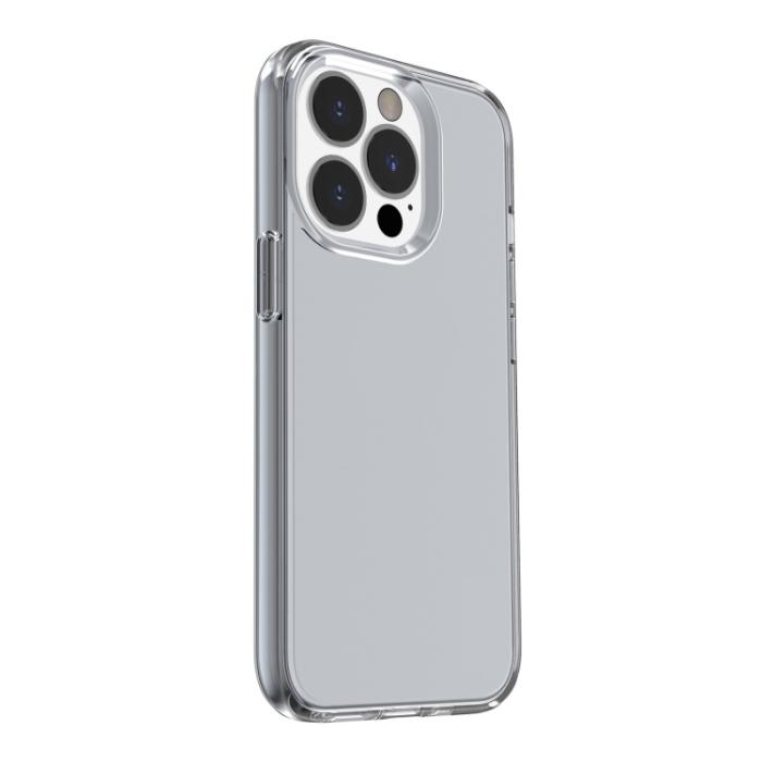 Bild 3,  iPhone 14 Pro Max Skal Shockproof Semi Transparent Grå