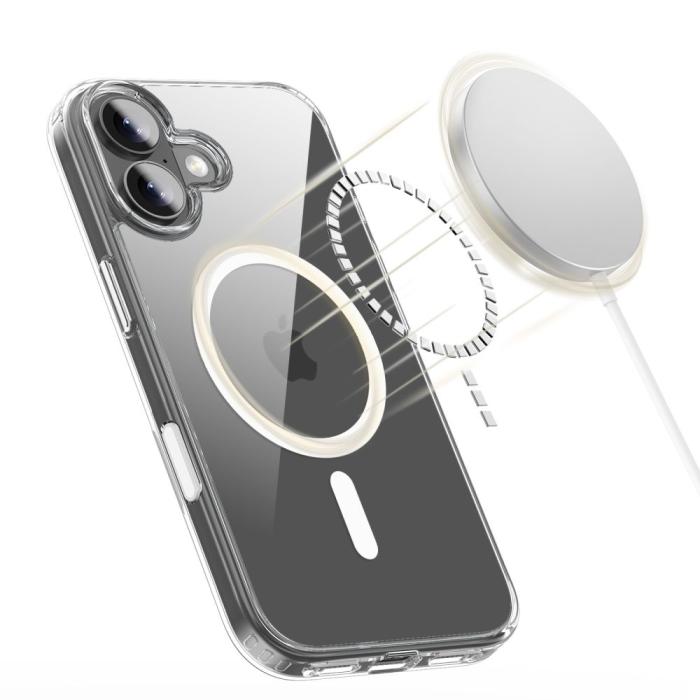 Bild 3, Tech-Protect Tech-Protect iPhone 17 Skal MagSafe FlexAir Hybrid Clear