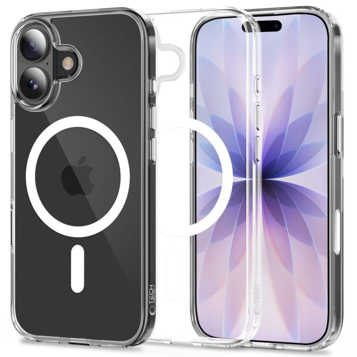 Bild 6, Tech-Protect Tech-Protect iPhone 17 Skal MagSafe FlexAir Hybrid Clear