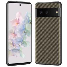  Google Pixel 7 Skal Kolfiber Textur Guld