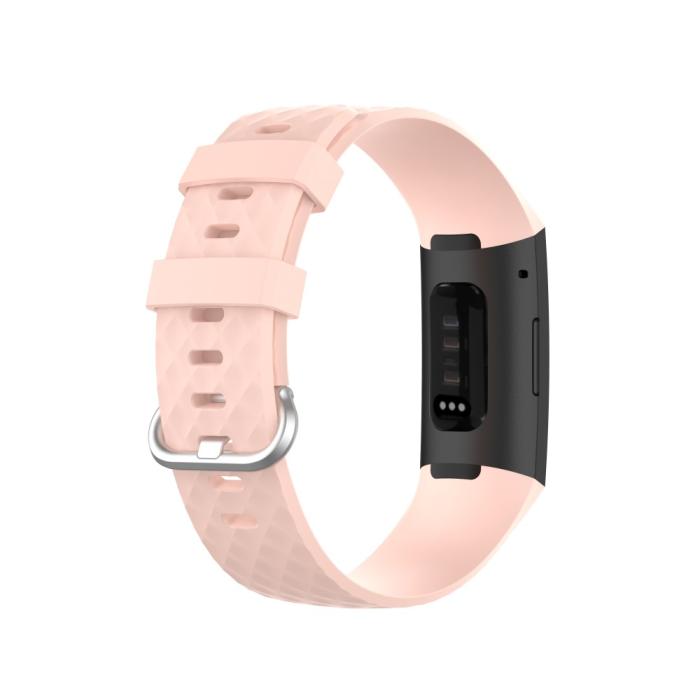 Bild 3,  Armband Fitbit Charge 3 / 4 Ljus Rosa