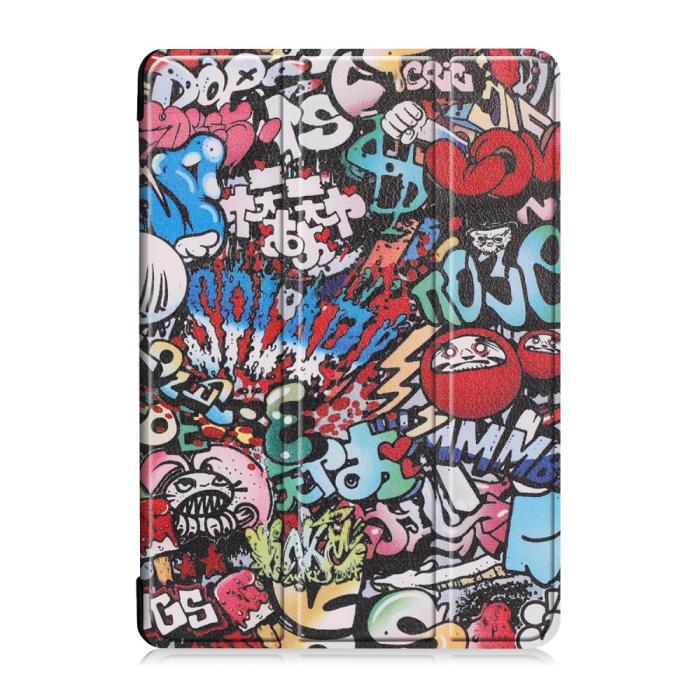 Bild 2,  Lenovo Tab M10 TB-X605F TB-X505F Tri-Fold Fodral - Grafitti
