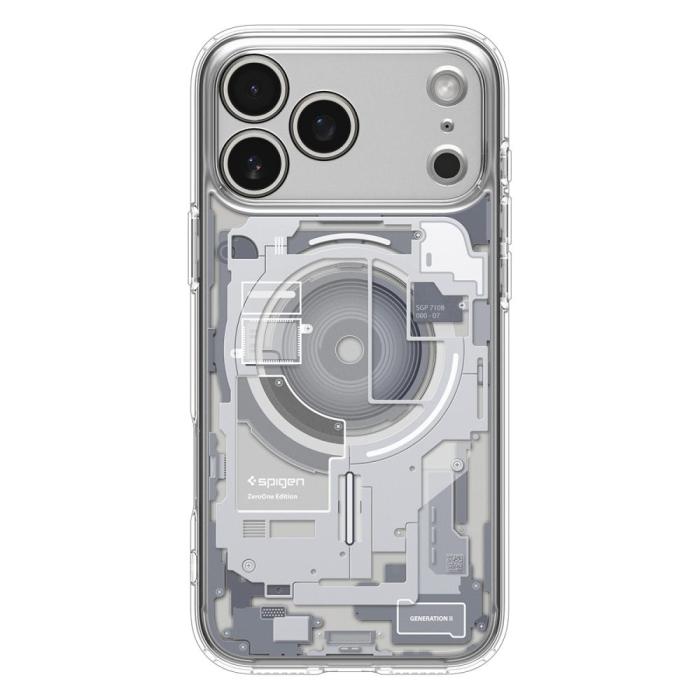 Bild 2, Spigen Spigen iPhone 17 Pro Skal MagSafe Ultra Hybrid Zero One Vit