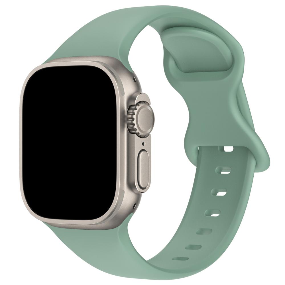 ColorPop Silikon Armband Butterfly Apple Watch 42/44/45/46/49 mm (S/M) Tallgrön