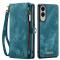 CASEME CASEME Samsung Galaxy S25 Edge Fodral Multifuntionell Blå