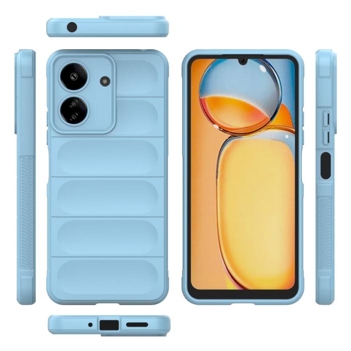 Bild 6,  Xiaomi Redmi 13C 4G Skal Magic Shield Ljus Blå