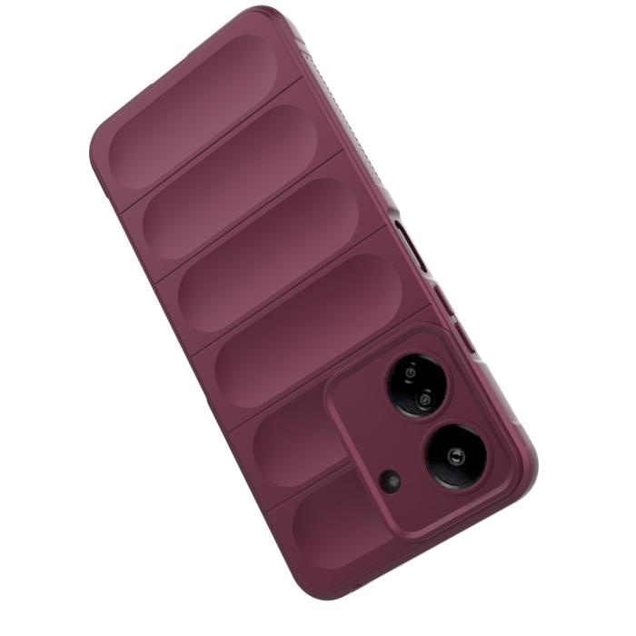 Bild 4,  Xiaomi Redmi 13C 4G Skal Magic Shield Vinröd