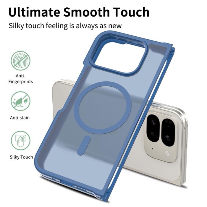 Bild 2,  Google Pixel 10 Pro Fold Skal MagSafe Hybrid Skin Touch Blå