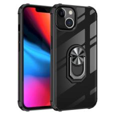  iPhone 14 Plus Skal Shockproof Ring Hybrid Svart/Silver
