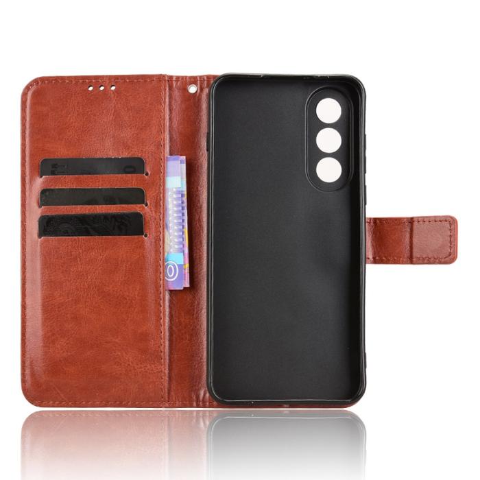 Bild 4,  OnePlus Nord 5 5G Fodral Crazy Horse Läder Brun